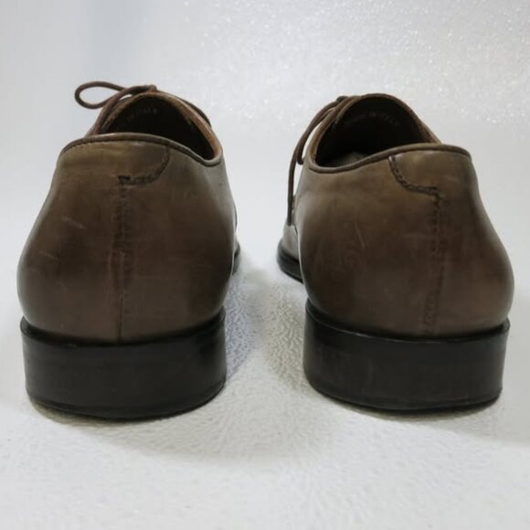 Massimo Matteo Cap Toe Leather Dress Oxfords Men\'s Footwear Shoes Size 10.5 M main image 6